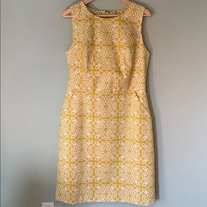 BEAUTIFUL golden yellow Boden sleeveless dress. 10